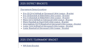 District 6 Tournament Bracket Links